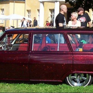 64 Nova Wagon with Fire Red Metal Flake