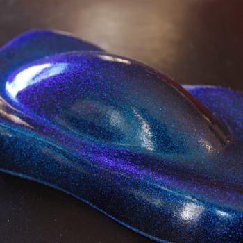 Our Aqua Blue Purple Chameleon Paint Metal Flake . Colorshifting.