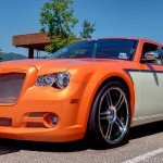 Gold and White Ghost pearl on a Hemi Chrysler 300