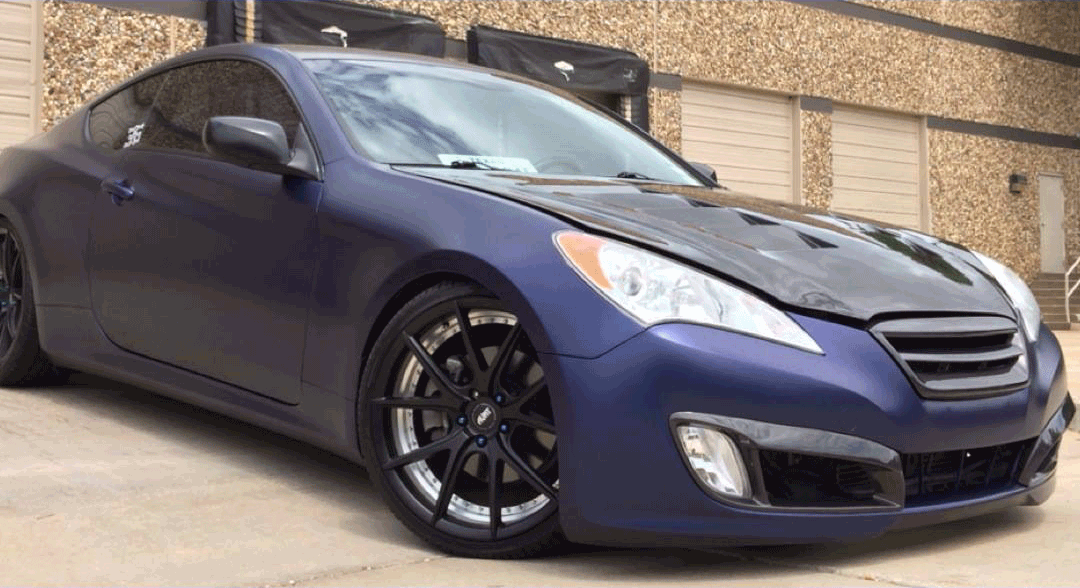 Eclipse VIP Auto Spa did this nice matte finish Midnight Blue Candy Paint Pearl