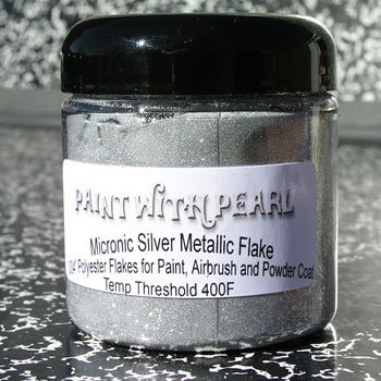 Silver metal flake