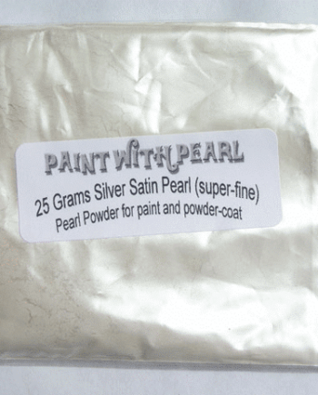 25 gram bag of Silver Satin Ghost Pearl