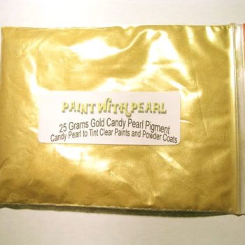 25 Gram Bag Gold Candy Paint Pearls