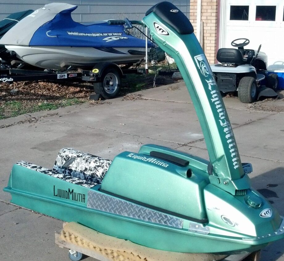 Lime green candy pearl jet ski