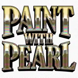 Paint with pearl metallic logo