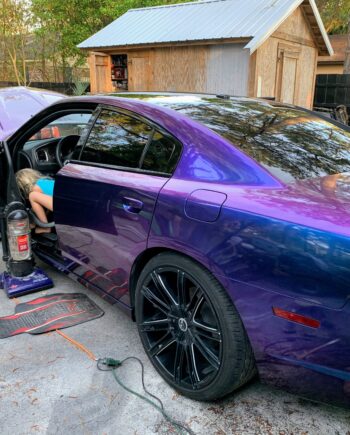 4779BP Blue Purple Chameleon on a customer's custom paint.