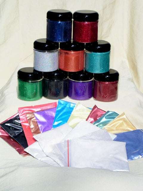 Mini Pro Painter Pack 25 includes all types of Pearl Pigments and flakes.